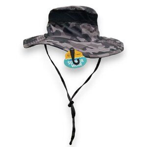 24/7 Life Outdoor‎ Breathable Larry Bucket Hat In Grey Camo - Size OS